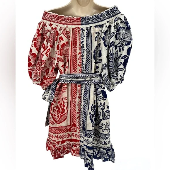 FARM RIO - Mixed Pineapple Garden Dress - Size Small - Picture 8 of 13